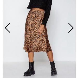 Cheeta Midi Skirt